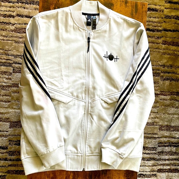 Adidas x 007 James Bond collection Grey zip up jacket rare track top long sleeve - Picture 2 of 6